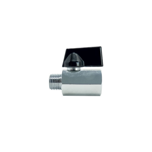 Brass miniball valve M/F, BSPP thread