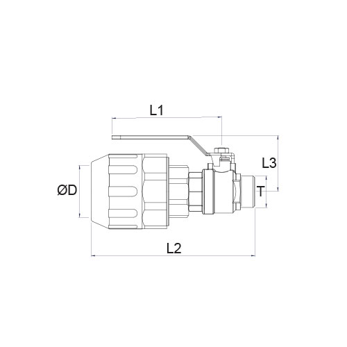 Disegno Tecnico 9220PROBall Valves fittings/thread